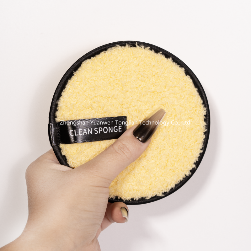 Cotton Puff Manufacturer - Printed Style Plastic Box Facial Loose Powder