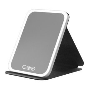LED Makeup Mirror Factory - Portable Foldable 1x Magnification Dormitory Office