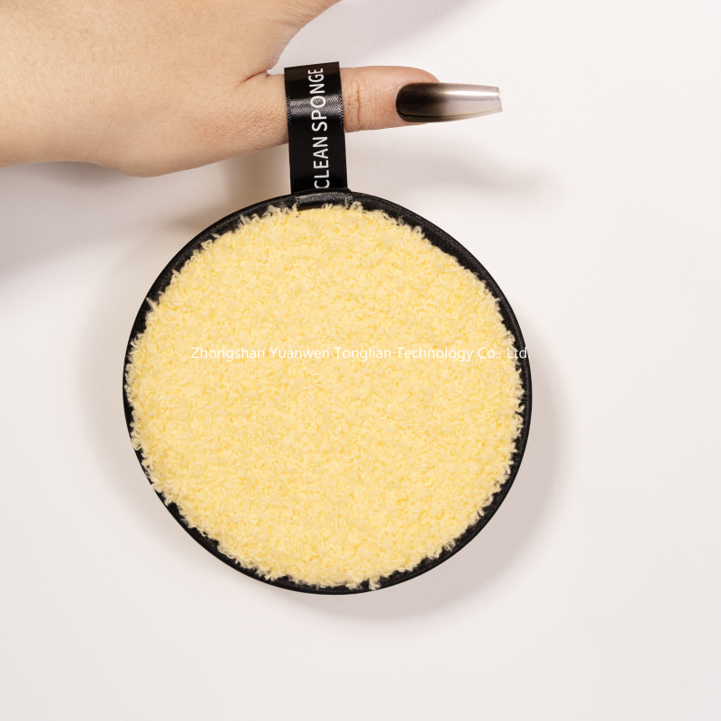 Cotton Puff Manufacturer - Printed Style Plastic Box Facial Loose Powder