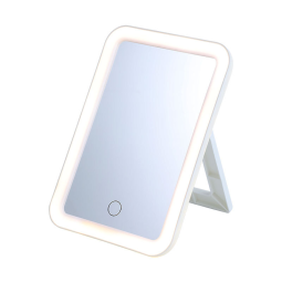 Beauty Mirror Supplier - LED Lighted Magnification Foldable Trifold Stand