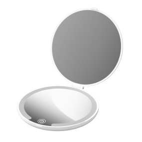 Mini Makeup Mirror Wholesale - Portable LED Flip Design Travel Friendly