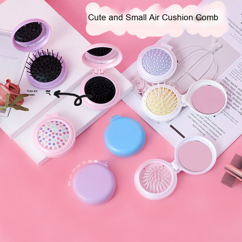 Comb Mirror OEM - Cartoon Double Sided Lighted Cushion Airbag Massage