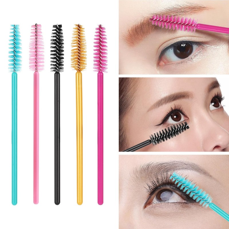 Lash Cleansing Brush Wholesale - 50 Pieces/Bag Disposable Mascara Wand
