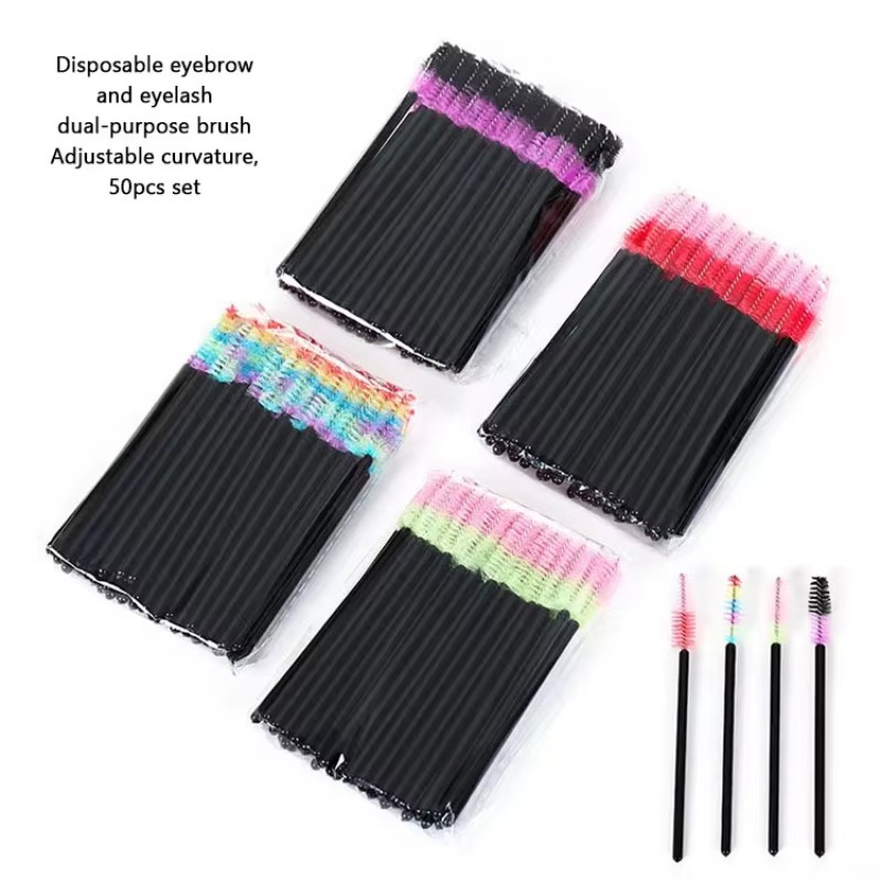 Crystal Eyelash Wand Supplier - Shiny Plastic Mascara Brush for Lashes