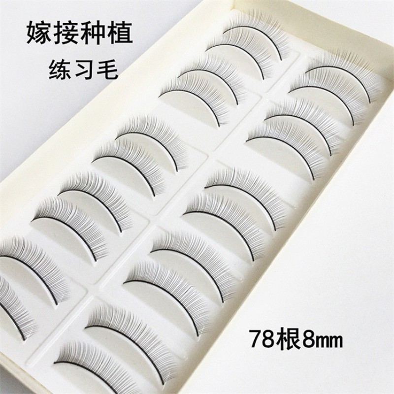 Mink Lashes OEM - Handmade Full Strip Practice Eyelashes 10 Pairs