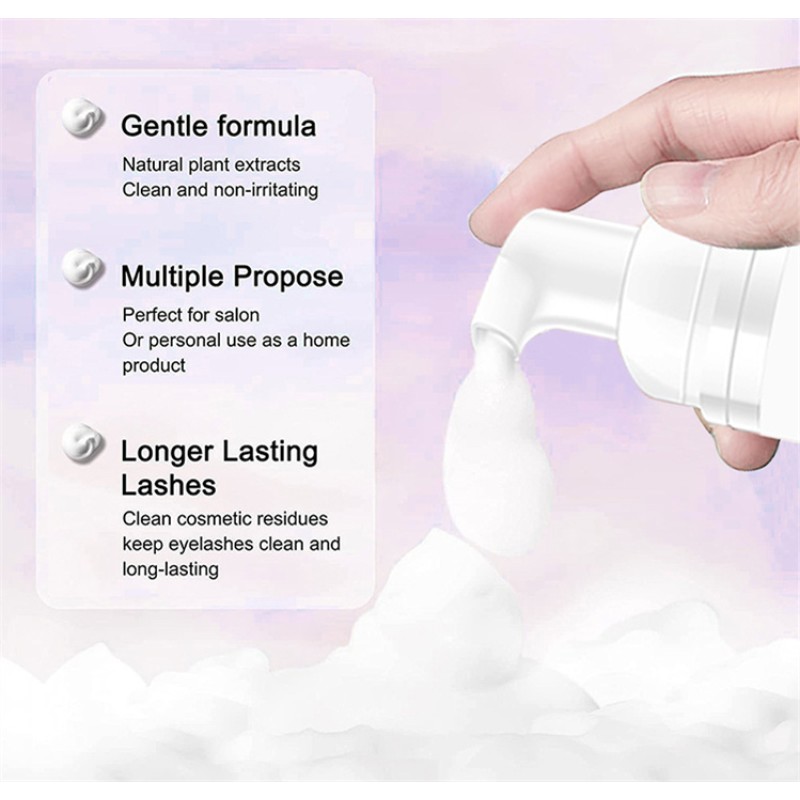 Eyelash Foam Remover Wholesale - Acidic Mousse Glue Remover Whipped Cleanser
