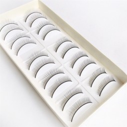 Mink Lashes OEM - Handmade Full Strip Practice Eyelashes 10 Pairs