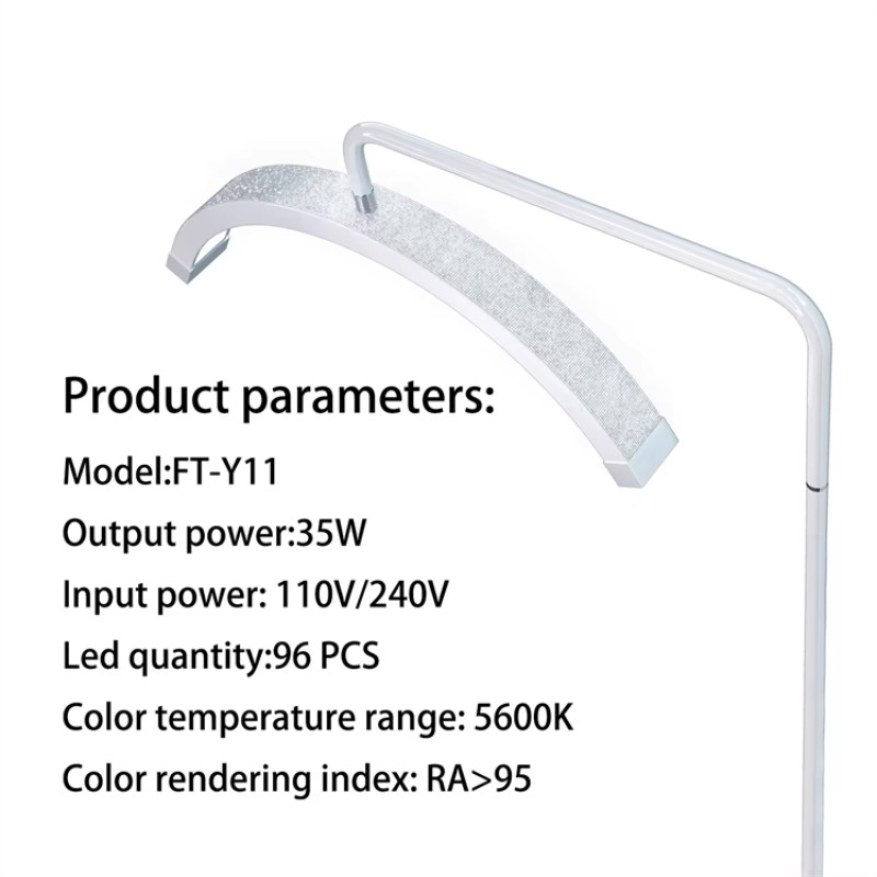 UV Nail Lamp Factory - 25inch LED Table Multifunctional Half Moon Light