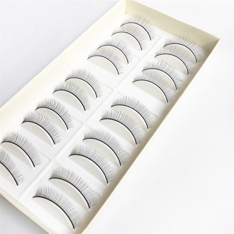 Mink Lashes OEM - Handmade Full Strip Practice Eyelashes 10 Pairs