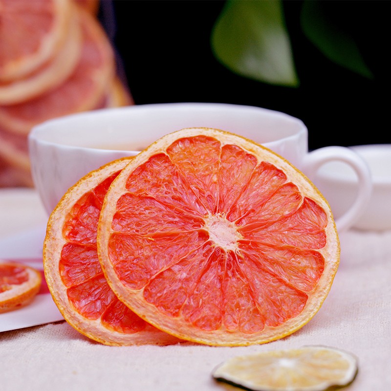Dried Grapefruit Slices Manufacturer - Premium Quality Bulk Vacuum Packaged for Drinks