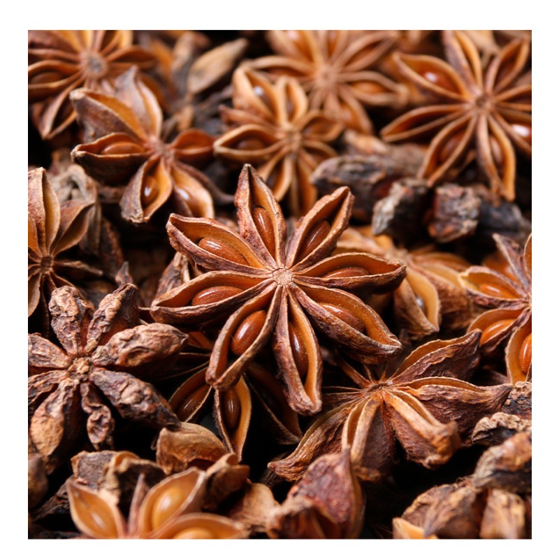Autumn Star Anise Herb Manufacturer - 150g Dried Raw Spices Spicy Taste Single Spice Oil