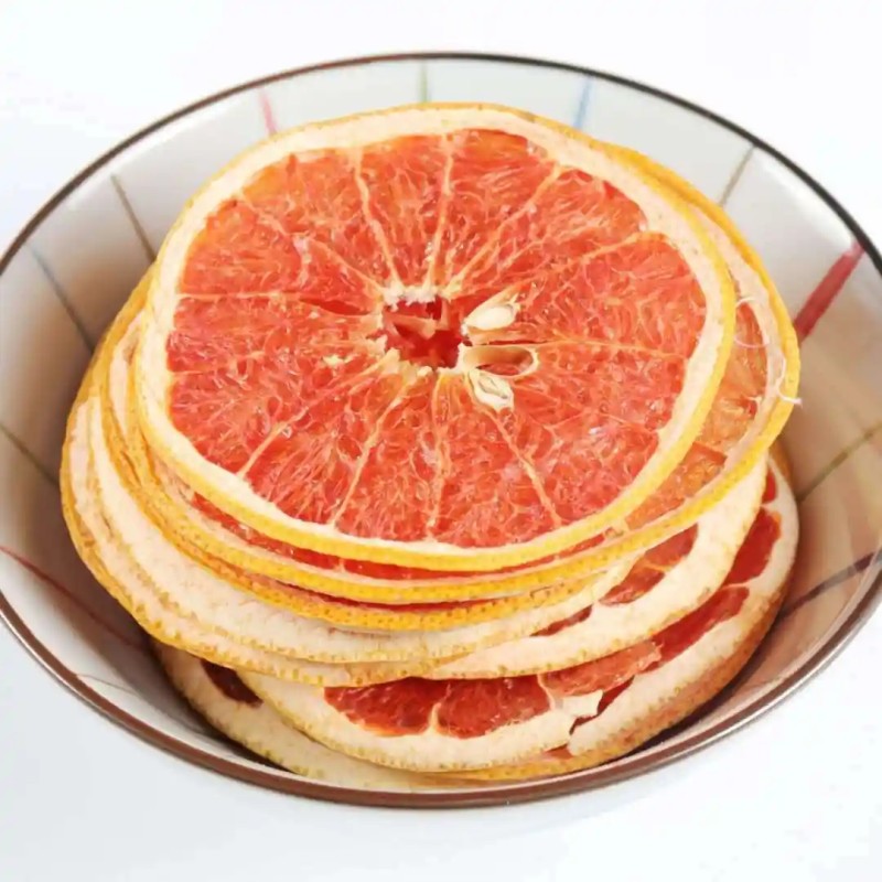 Dried Grapefruit Slices Manufacturer - Premium Quality Bulk Vacuum Packaged for Drinks