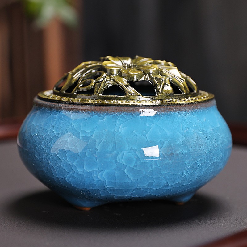 Arabic Incense Burners Manufacturer - Wholesale Ceramic Windproof Hookah Charcoal Holders Various Colors Home Use