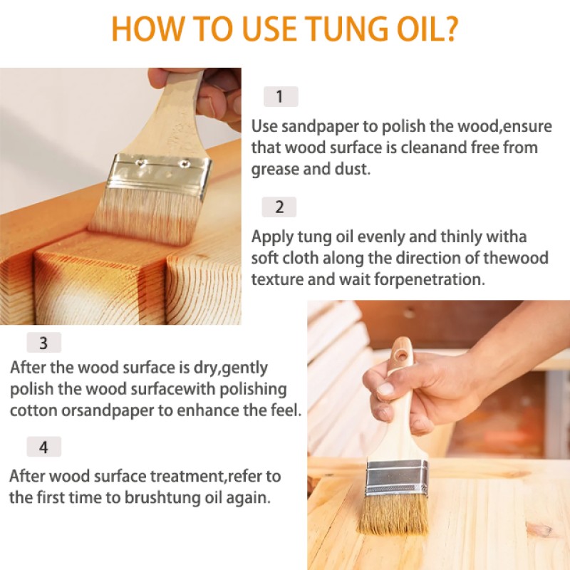 Tung Oil Manufacturer - High Quality Pure Oil for Furniture Paint Liquid Coating Bulk Bottled Refined