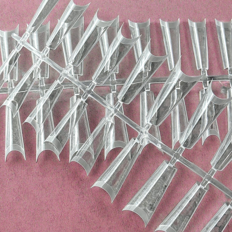 Soft Gel Nail Tips Supplier - Transparent Coffin Easy Application for Women