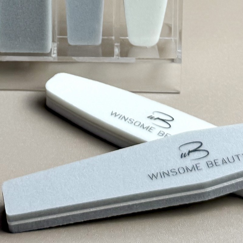 Nail Care File Supplier - Hot Sale Professional Double Side Emery 80/80 Grit