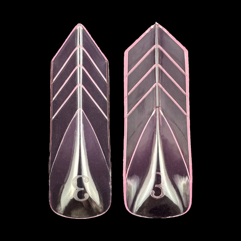 Butterfly Nail Forms Supplier - Custom Dual French Style Quick Building