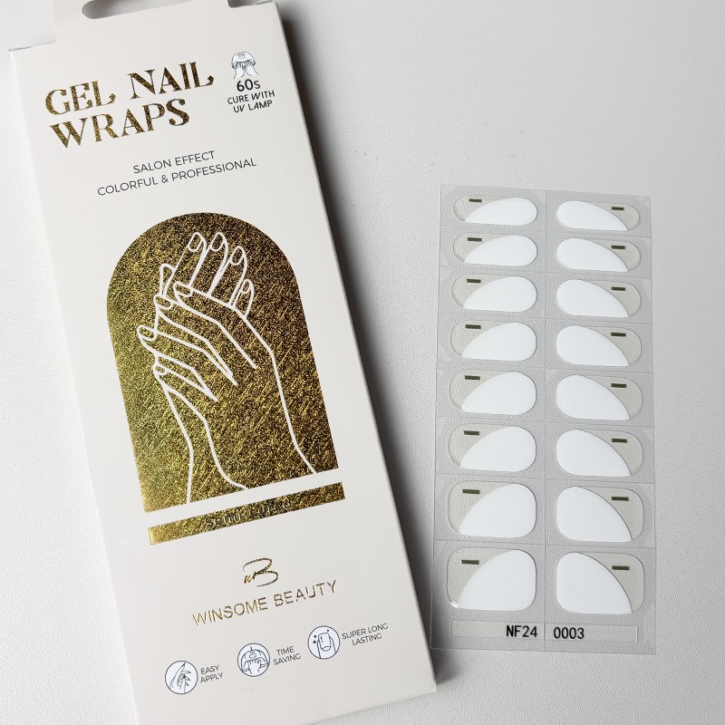 Semi-Cured Nail Strips Wholesale - 100% Solid Color Factory Direct Wholesale