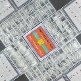 Soft Gel Tips Supplier - 240Pcs Full Cover Square Coffin Almond Stiletto