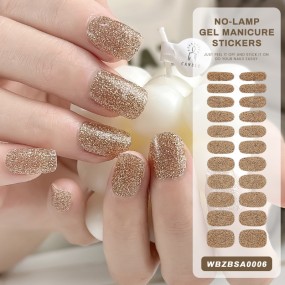 Nail Stickers Supplier - 2D UV Gel Long Lasting No UV Lamp 3D Art