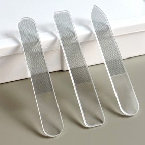 Glass Nail File Manufacturer - Hot Sale Customizable Double-Sided Rectangle