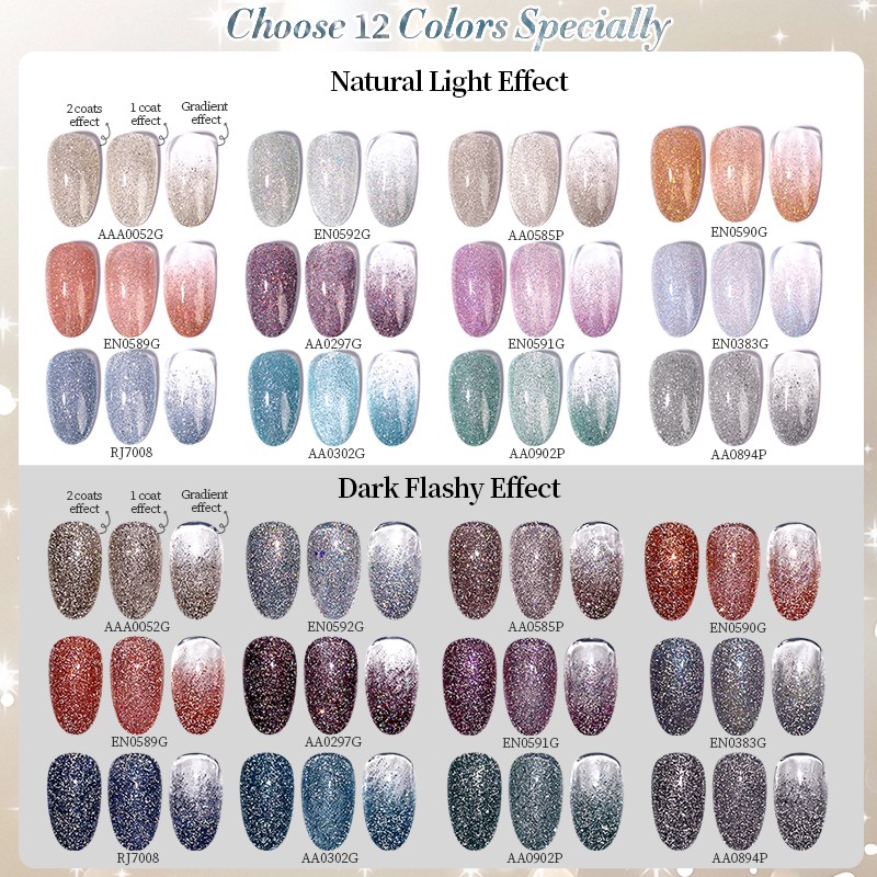 UV Gel Polish Factory - 2025 UV LED Curing Disco Glitter Private Label