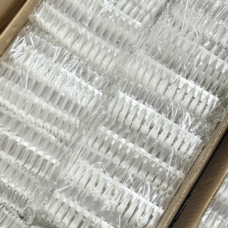 Salon Nail Tips Supplier - High Quality Transparent Coffin Easy Application