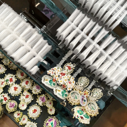 Gel Nail Tips Factory - High Back Transparent Coffin Half Cover Supplies