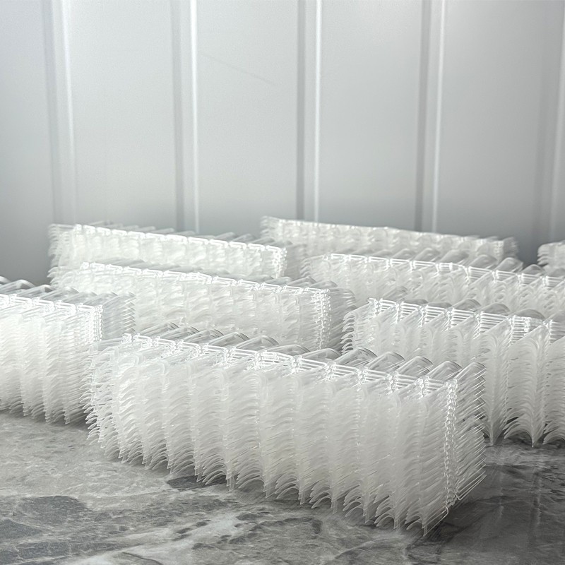 Gel Nail Tips OEM - Transparent Coffin Half Cover Super Fingers Extension