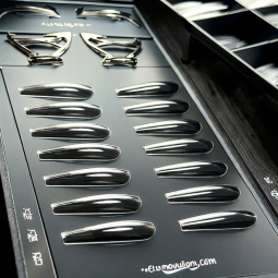 Soft Nail Gel Tips Supplier - 504pcs/Box Transparent Full Cover Stiletto