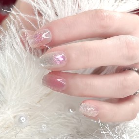 3D Nail Tips Supplier - 24Pcs High Quality ABS 3D Pointed False Nails