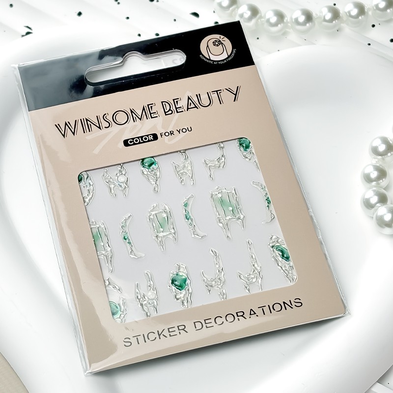 Cute Gel Nail Stickers Factory - 2025 New PVC Strip Artificial Fingernails