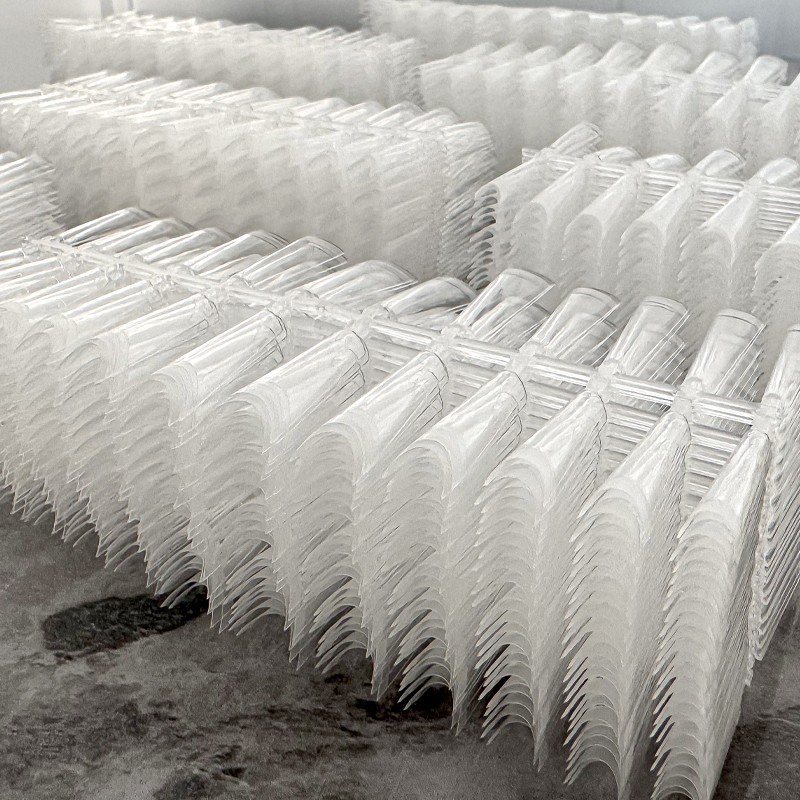 Gel Nail Tips Custom - 2025 Transparent Coffin Custom Logo Acrylic Nails