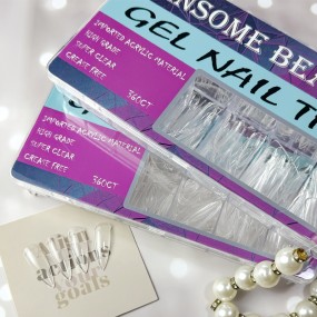 Acrylic Press-On Nails Supplier - Stiletto Coffin Design Soft False Extensions