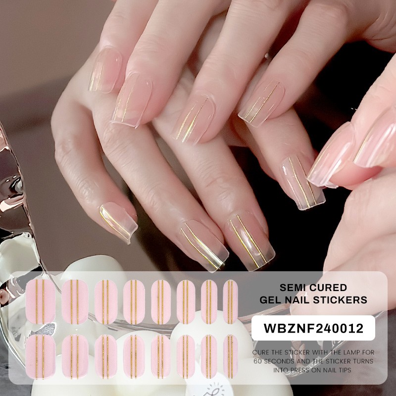 Semi-Cured Gel Strips Supplier - 16pcs Golden Line Environmental Waterproof