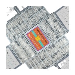 Soft Gel Tips Manufacturer - Custom Pre-Etched Full Cover Half Type Direct