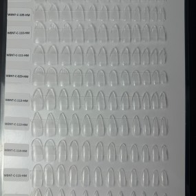 Soft Gel X Tips Supplier - Crystal Half Pre-etched Best Vendor Matte