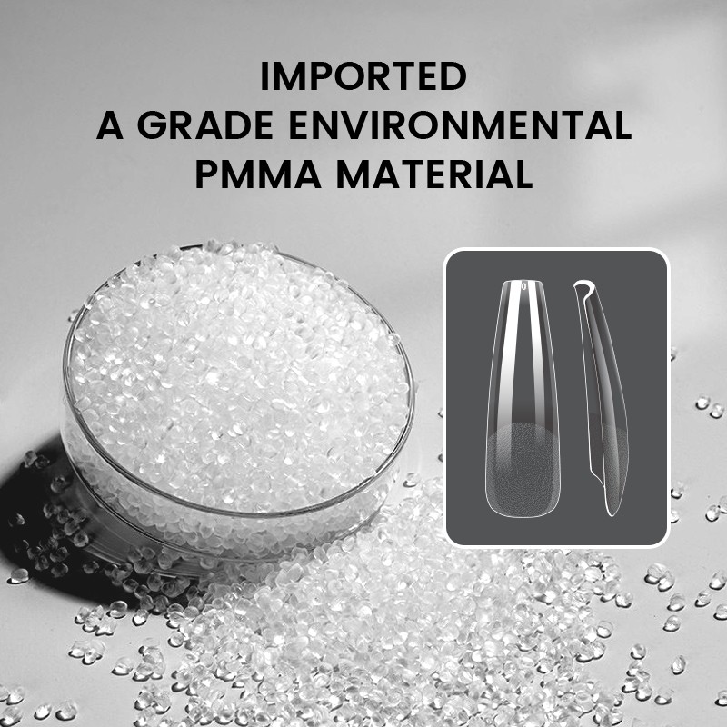 Soft Gel X Tips Supplier - Crystal Half Pre-etched Best Vendor Matte