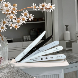 Wooden Nail Files Supplier - Double-Sided 100/180 Grit Reusable Waterdrop