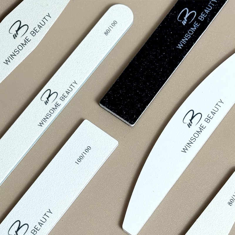 Zebra Nail File Manufacturer - High Quality 100/180 Double-Sided White Emery