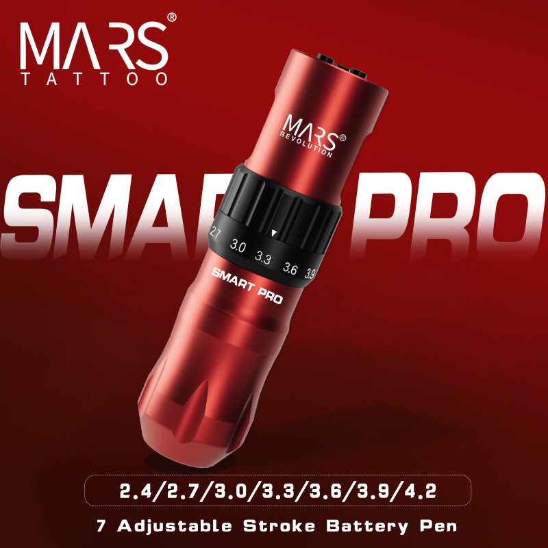 Tattoo Pen Supplier - Mars Permanent Adjustable Coreless Motor 1500mAh