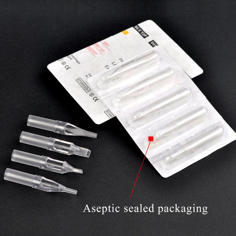 Tattoo Tips Factory - 2023 Disposable Plastic Long Tips Sterilized