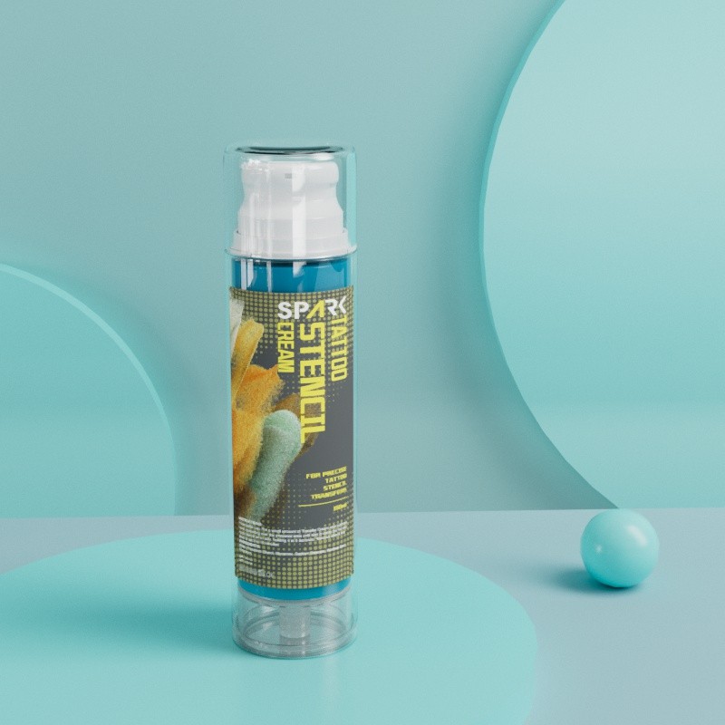 Tattoo Stencil Gel Factory - Spark Professional Organic 5 OZ Clear