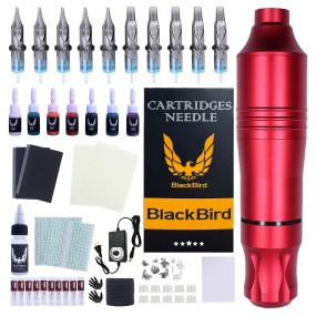 Tattoo Kit Factory - Wireless Machine Complete Rotary Pen Set