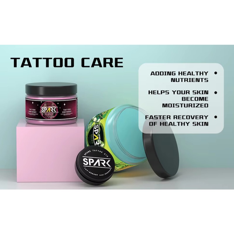 Tattoo Aftercare Supplier - Spark Premium Safe Skin Healing Tattoing