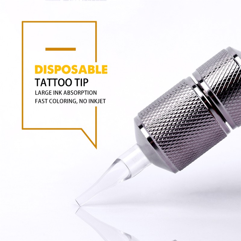 Tattoo Tips Supplier - Disposable Transparent ABS Round Tip Wholesale