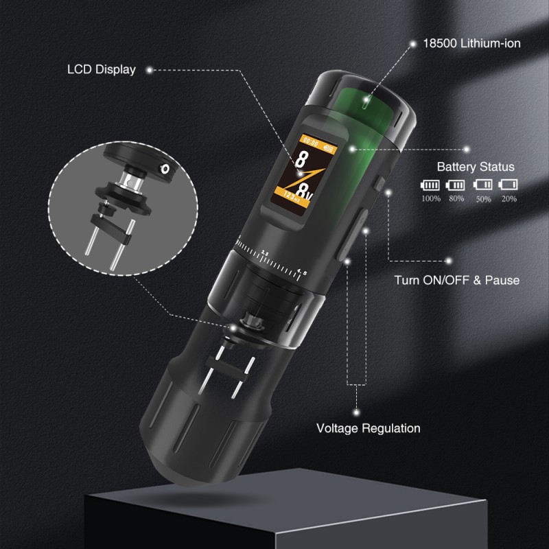 Tattoo Pen Factory - SPARK TECH G1 Large Color Screen Long Lasting