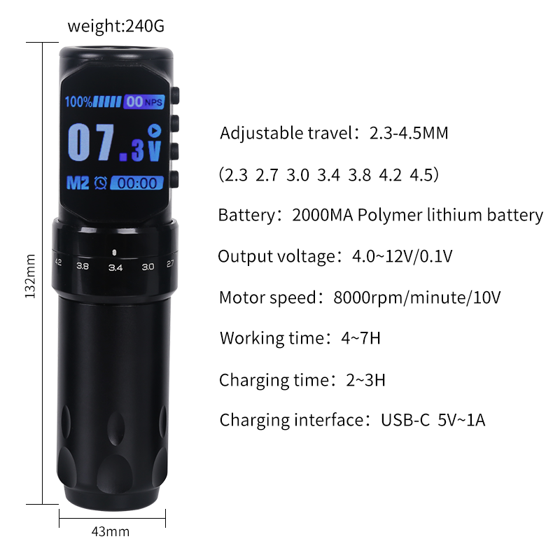 Tattoo Pen Manufacturer - Professional Cordless Japan Metal Motor