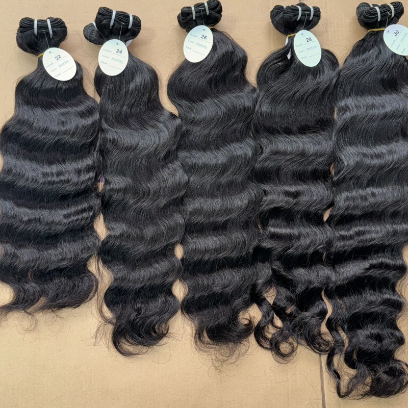 Raw Hair Supplier - Straight Cambodian Double Weft Deep Natural Wave