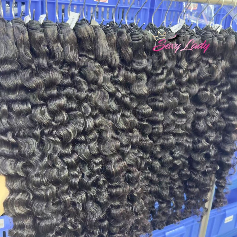 Hair Vendor Supplier - Sexy Lady Indonesian Burmese Indian Curly Body Wave